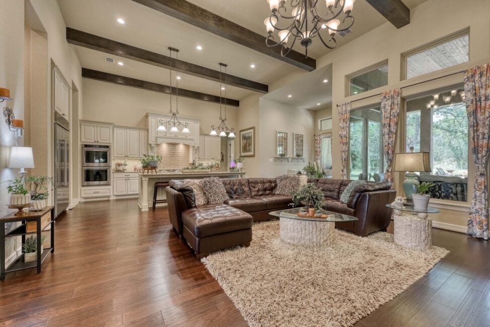 You can build on your own lot and have this beautiful living area!